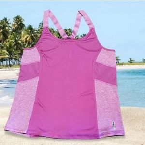 🏋️‍♀️💜⚡ RBX Tank · Purple Performance Knit · Size L
